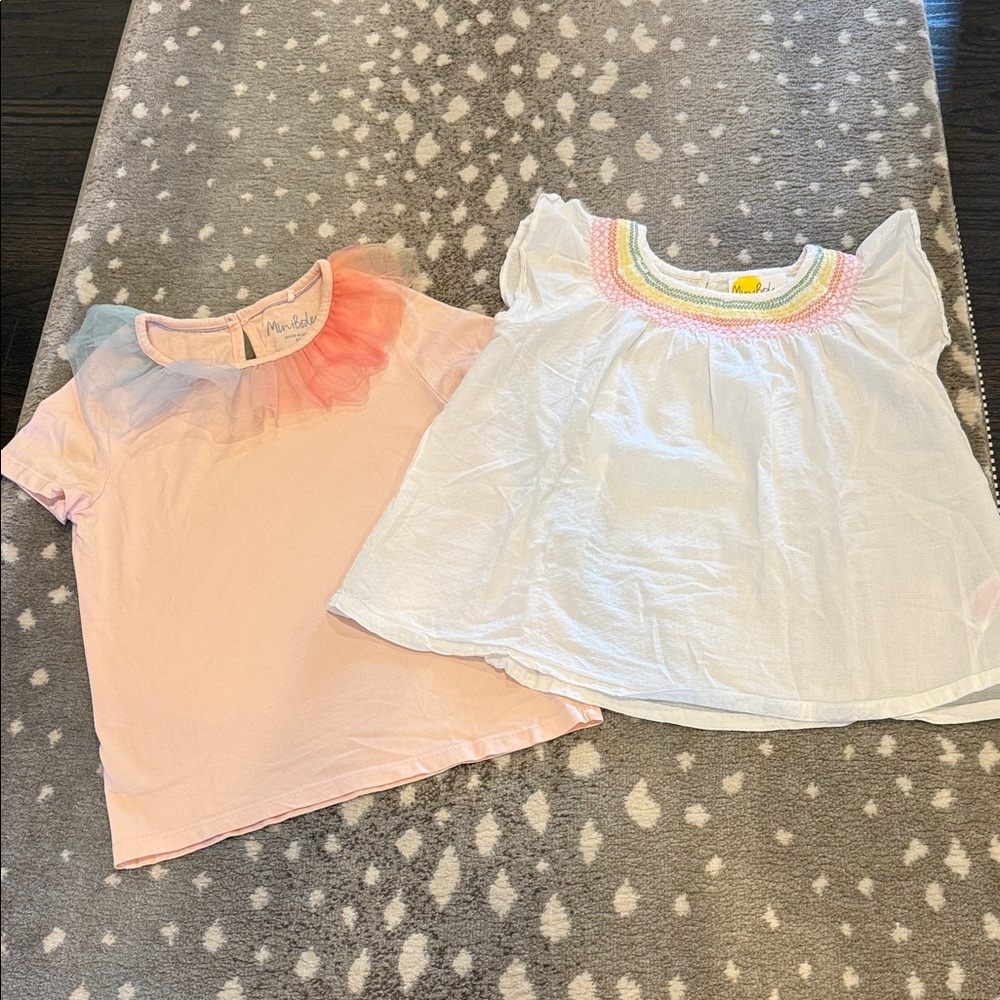 2 Mini Boden Tops size 8-9y